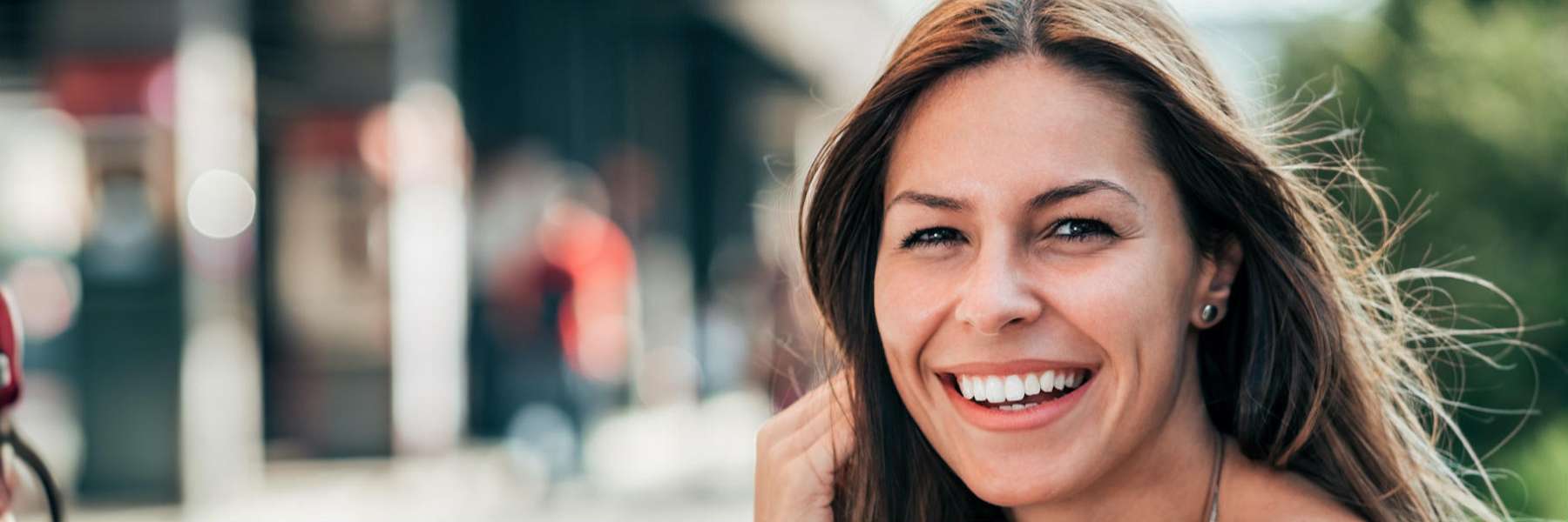 woman after cosmetic dentistry in bakersfield, ca